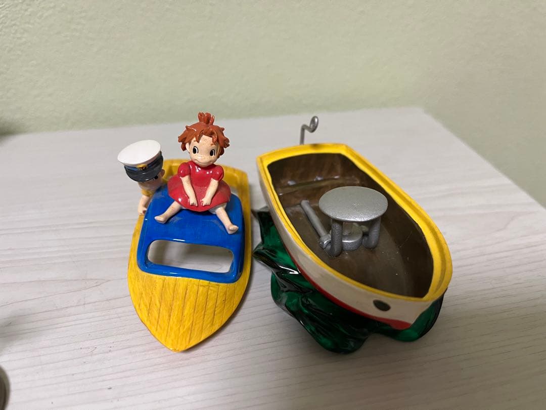 希少 崖の上のポニョ イメージトレイ ポンポン船 半魚人 2点