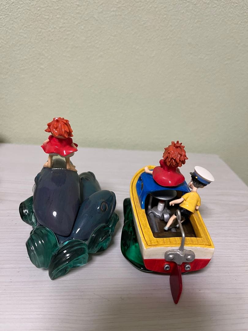 希少 崖の上のポニョ イメージトレイ ポンポン船 半魚人 2点