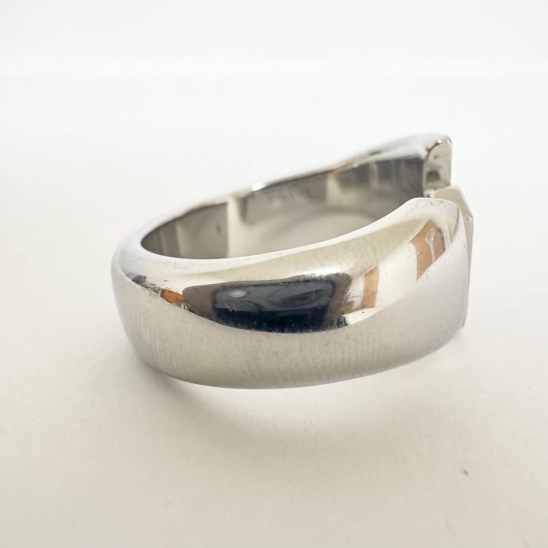 【美品】エルメス HERMES カルーゼル リング シルバー ブラック