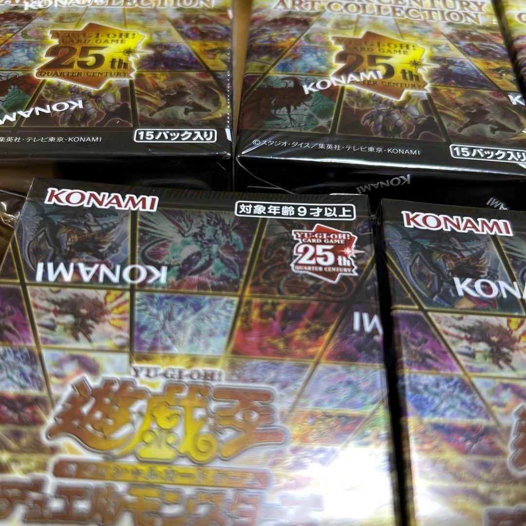 遊戯王　クォーターセンチュリーアートコレクション　5box　遊戯王 25th