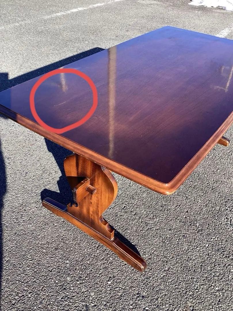 千葉県鴨川発　オールドカリモク　Karimoku　ダイニングテーブル 　4人掛け