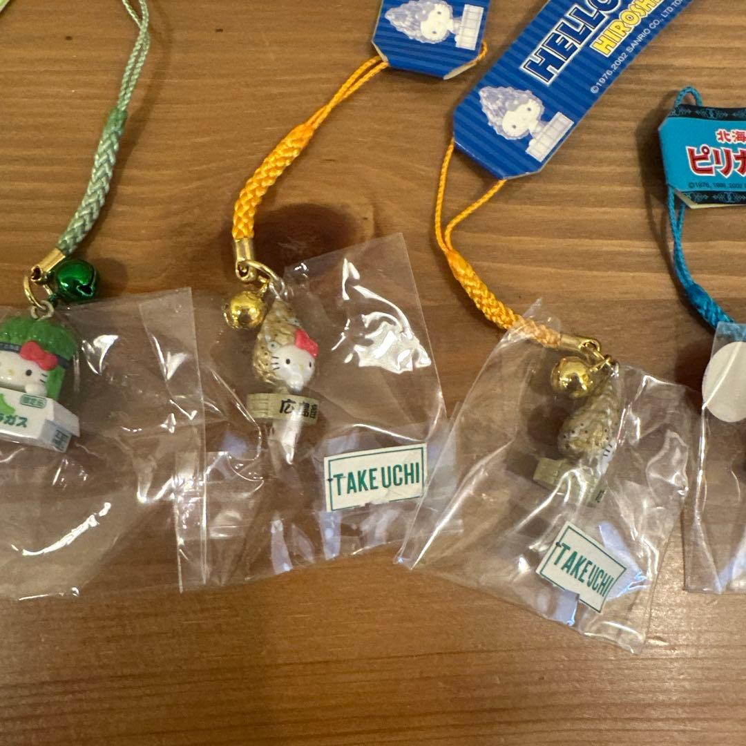ハローキティ 平成レトロ 2002-2003 ご当地ストラップ まとめ売り