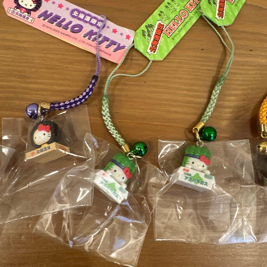 ハローキティ 平成レトロ 2002-2003 ご当地ストラップ まとめ売り