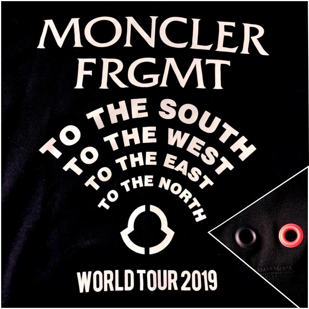 【美品・QR確認済】モンクレール フラグメント19SS ジップアップパーカー M