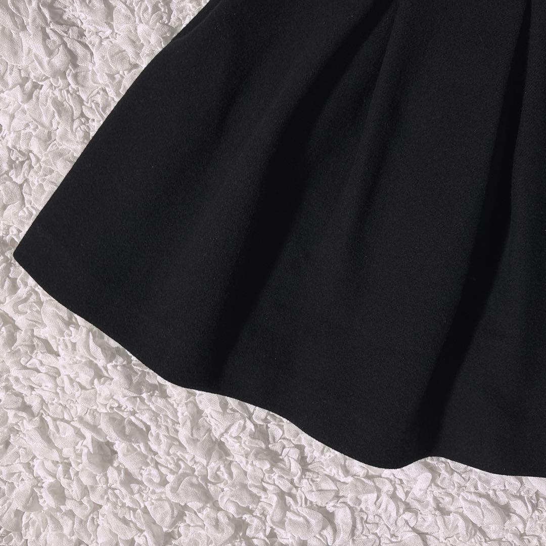 MIUMIU ミュウミュウ ボリューム フレアスカート ヴァージンウール Y2K