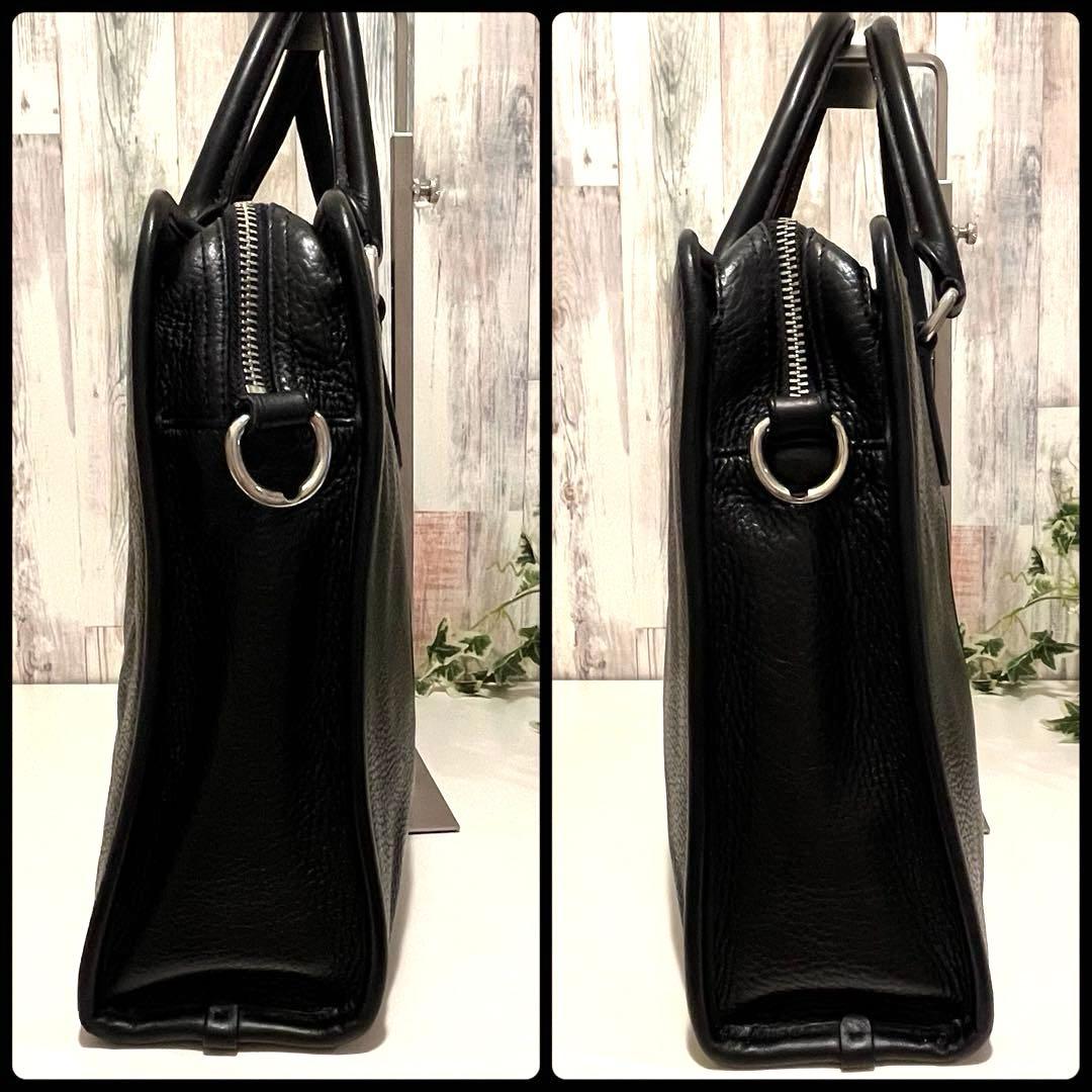 COACH コーチ ビジネスバッグ オールレザー ブリーフケース メンズ 黒 革