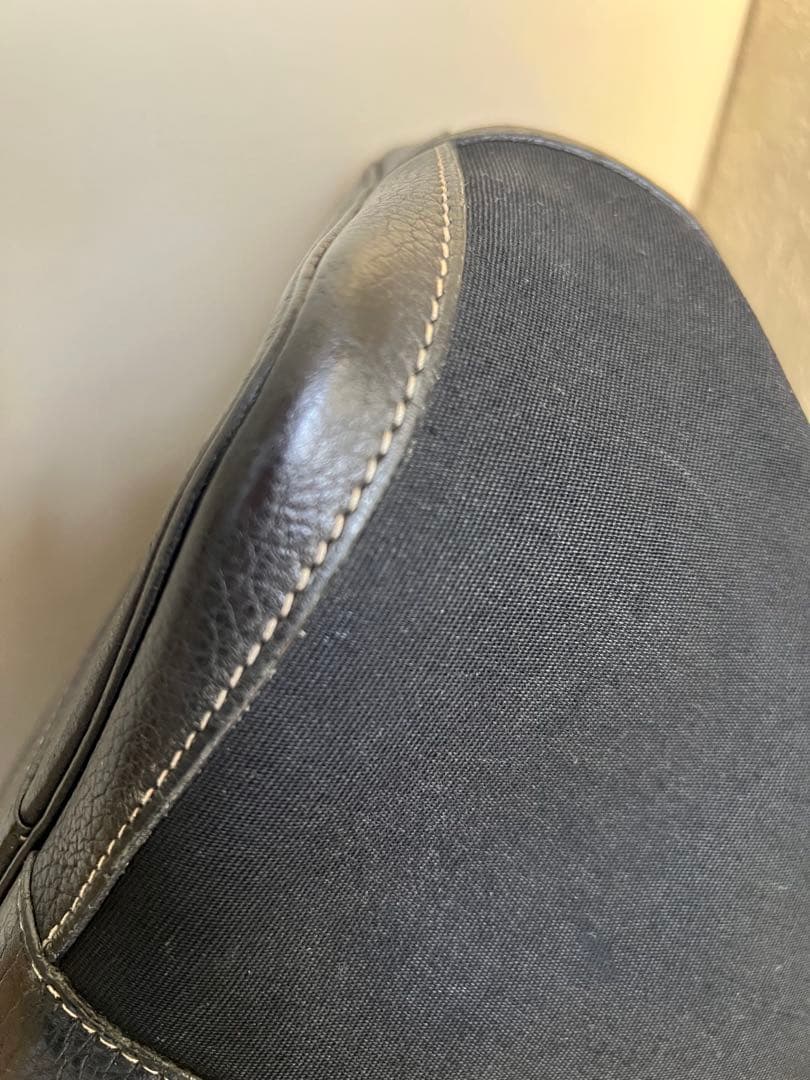 HERMES エルメス ガーデンパーティ PM ブラック トワル トートバッグ