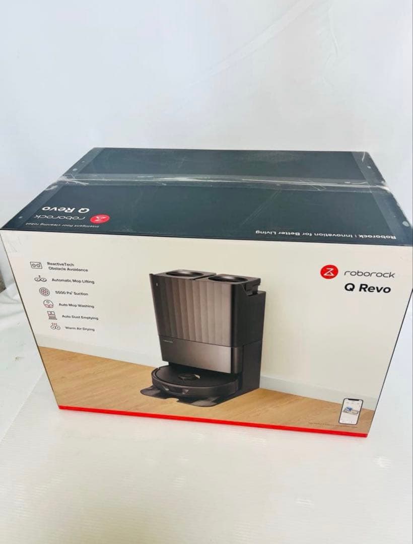 未使用品】Roborock ロボット掃除機 QR52-04 Q Revo 黒 - メルカリ