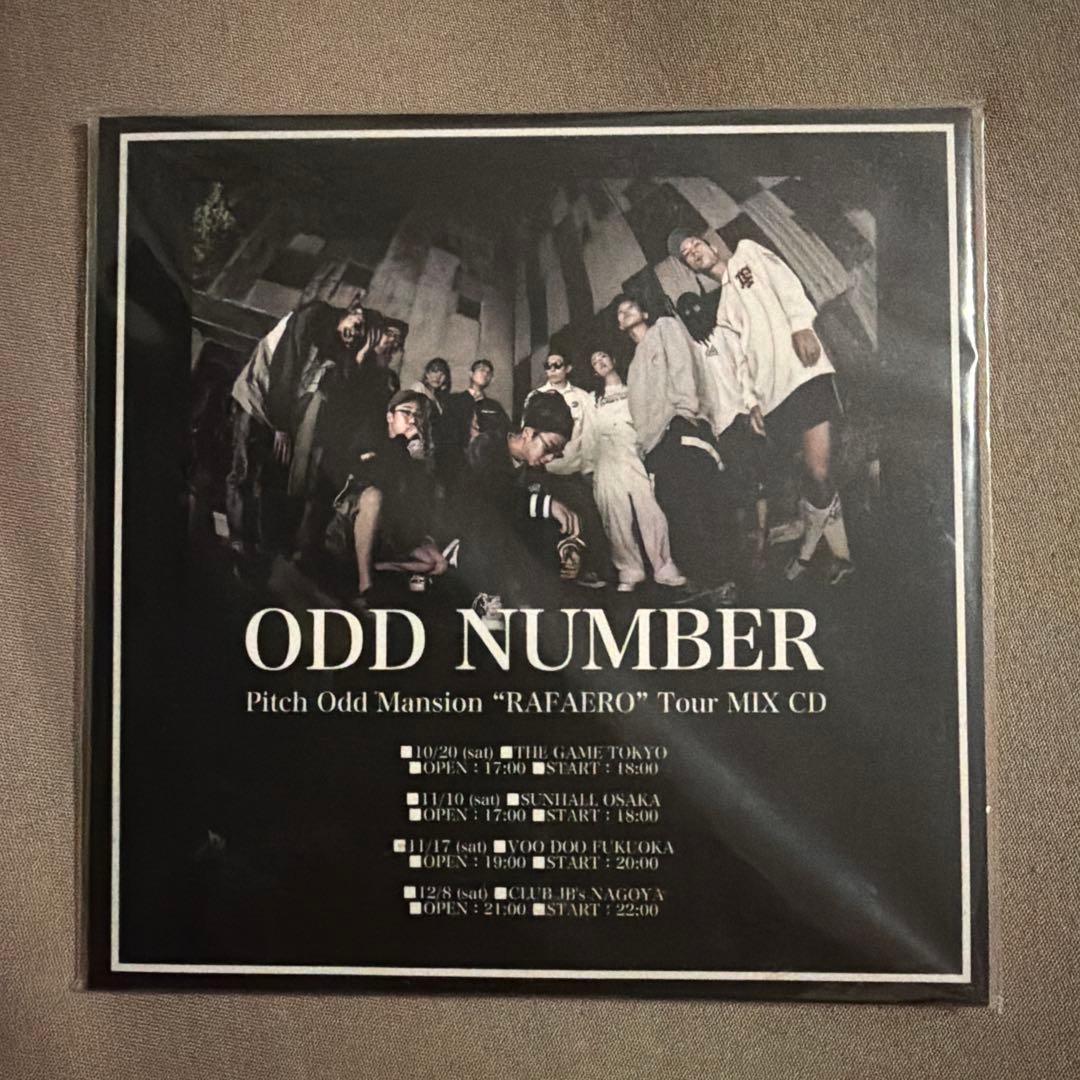 ミュージシャン ODD NUMBER Pitch Odd Mansion MIX CD Odd Number - Pitch Odd Mansion (Rafaero Tour 2018) ◇Sound Cloud