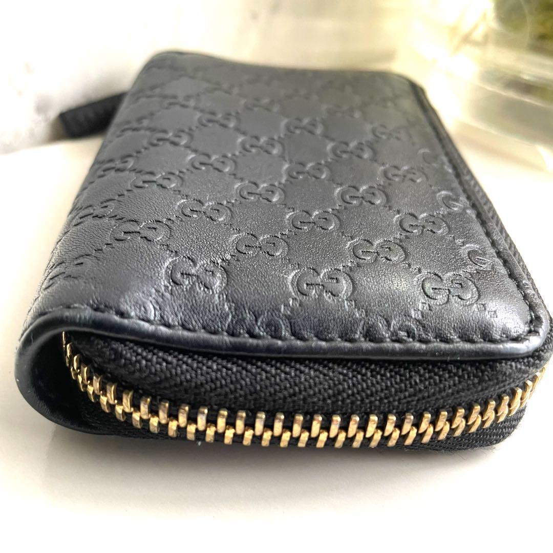 GUCCI グッチ✨マイクログッチシマ✨ミニ 6連キーケース 鍵 カード 黒✨