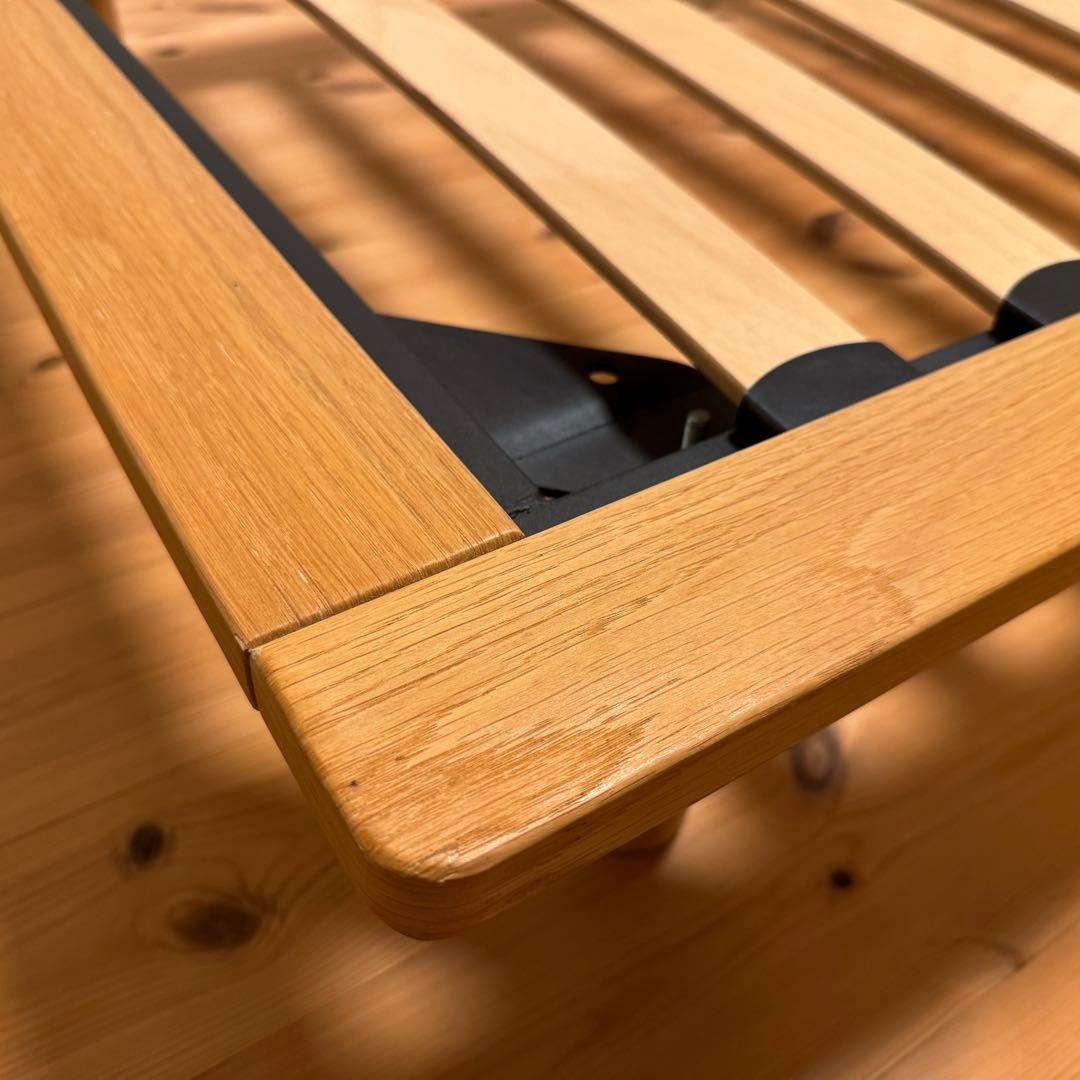 無印良品／シングルベッドフレーム ヘッドボード付き