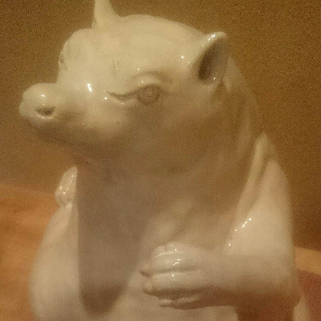 人間国宝 第十代 三輪休雪(休和) 萩焼き(狸30㎝)