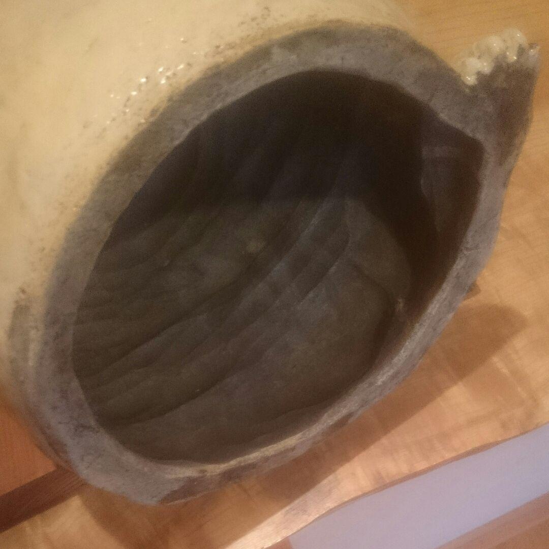 人間国宝 第十代 三輪休雪(休和) 萩焼き(狸30㎝)