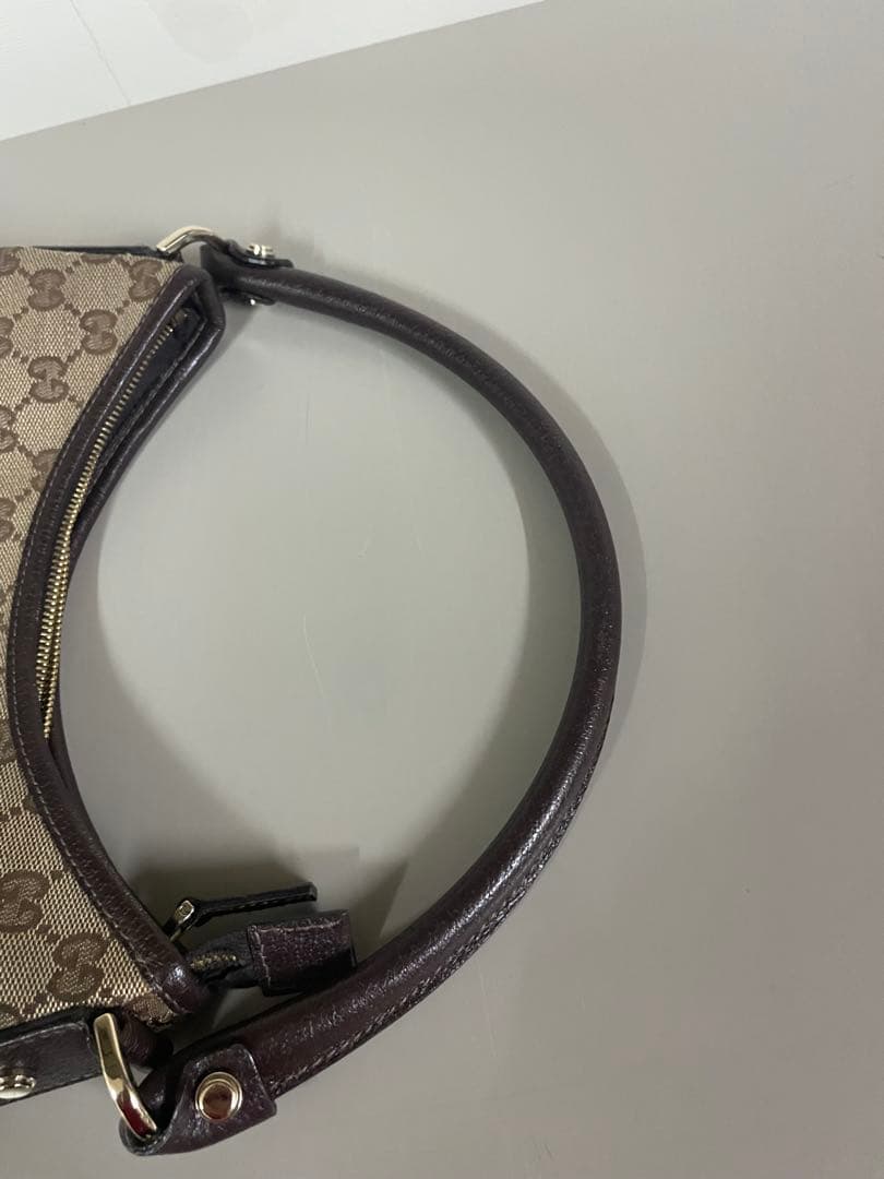❷美品 グッチハンドバッグ GGキャンバス GUCCI