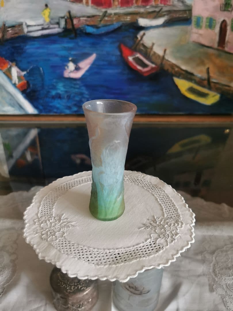 アンティーク桜刺繍ドイリー シュバルム透かしローズステッチ マディラ