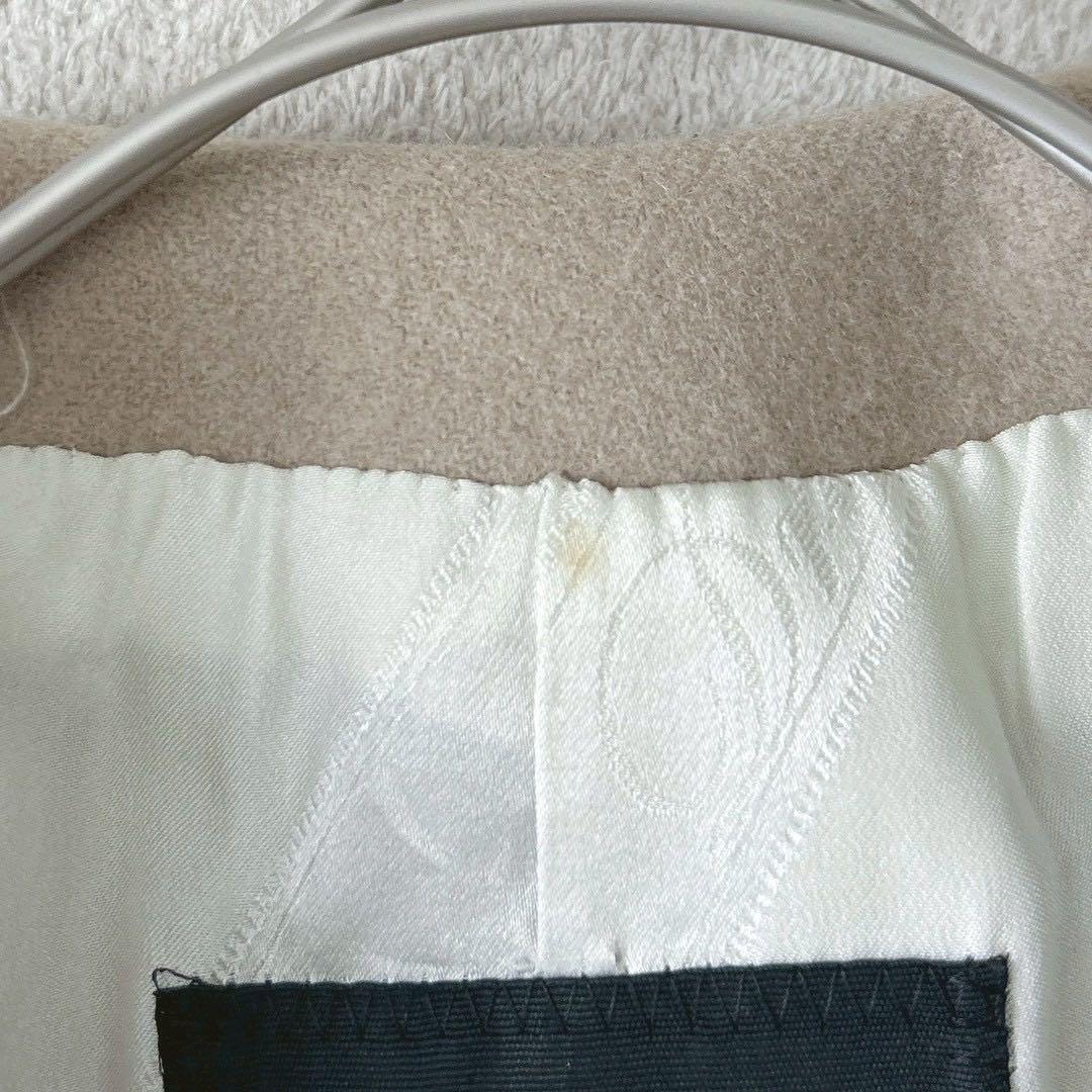 美品✨ ドゥロワー チェスターコート シングル シルク ベージュ 36