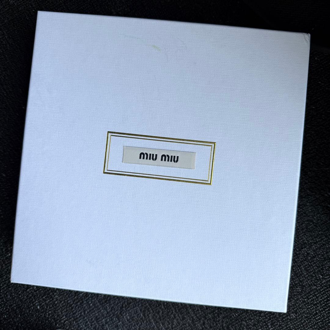 Miumiu パールクリスタルヘアバンド