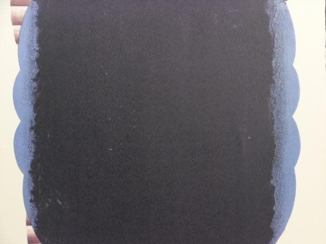 現菅井汲直筆サイン『MASSE NOIRE黒のマッス』リトグラフ 1010I