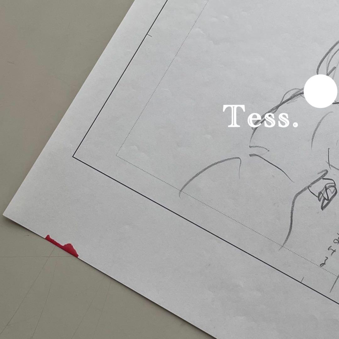 【真作 / 直筆原画】 3枚 耳をすませば ジブリ 月島雫 ラフ画 Ghibli