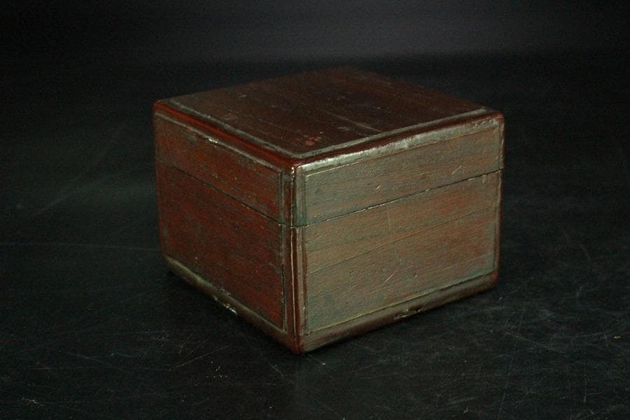 茶道具 古染付 丸香合 明時代 唐物(K-XA862)