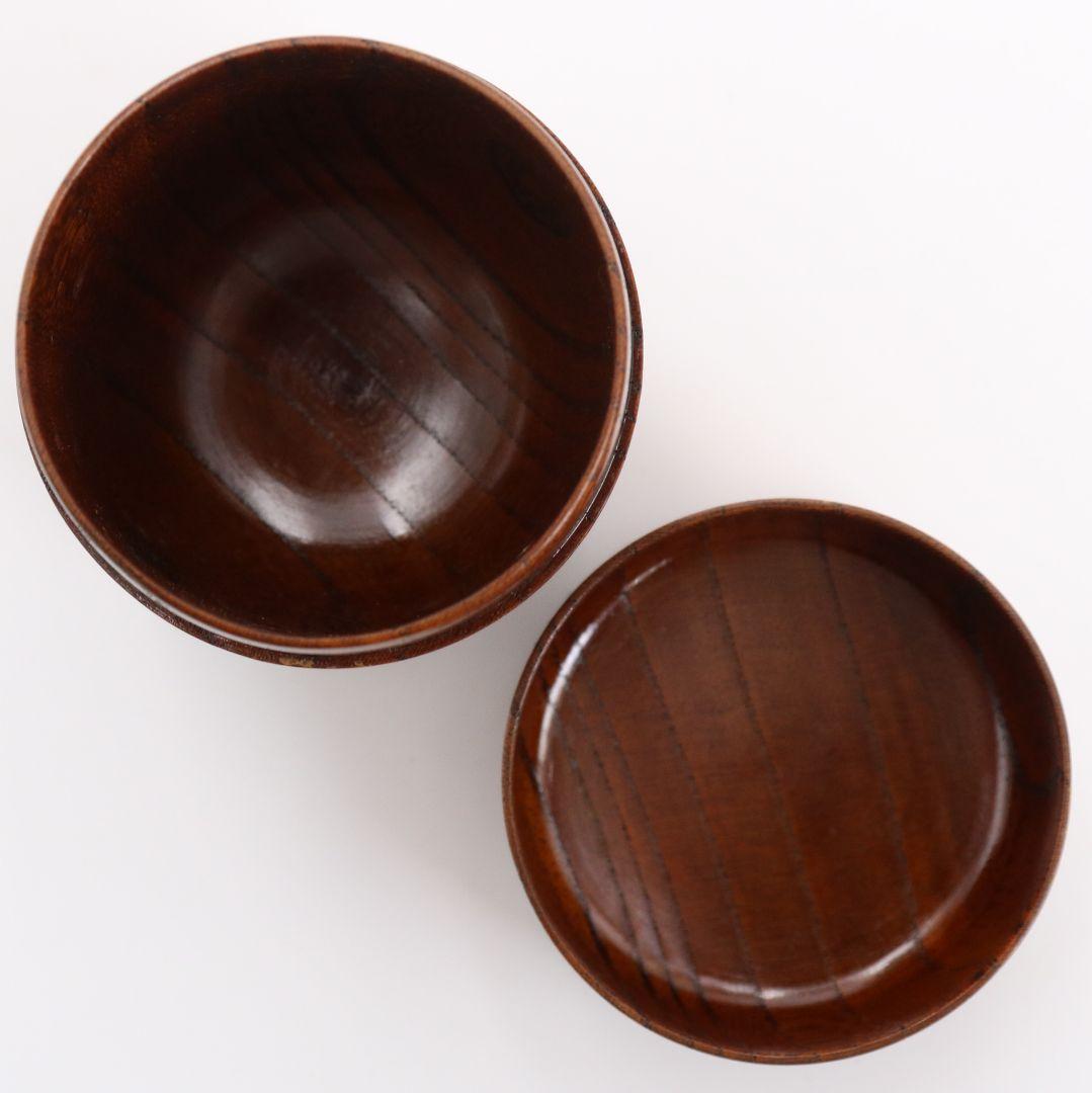 多田桂寛作 虫蒔絵 欅中棗 茶道具 共箱共布 V808