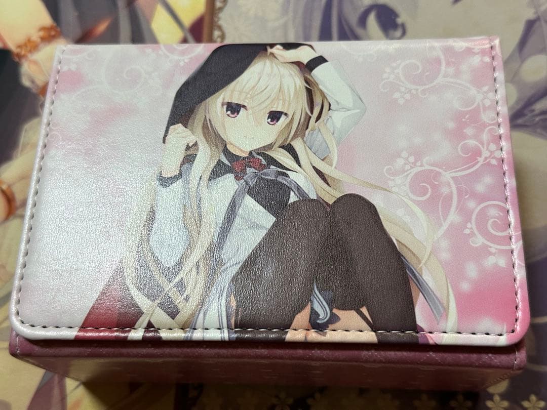 ゆずソフト 合皮製デッキケースW 喫茶ステラと死神の蝶 「明月栞那」