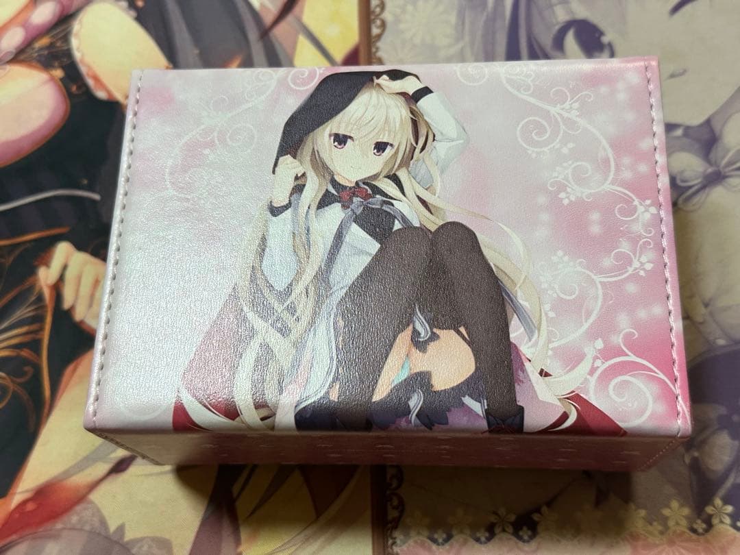 ゆずソフト 合皮製デッキケースW 喫茶ステラと死神の蝶 「明月栞那」