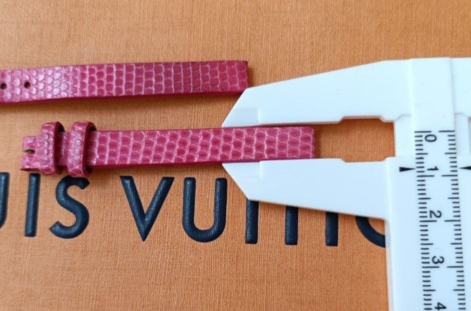 LOUIS VUITTON タンブール ビジュ 純正ストラップ リザード ピンク