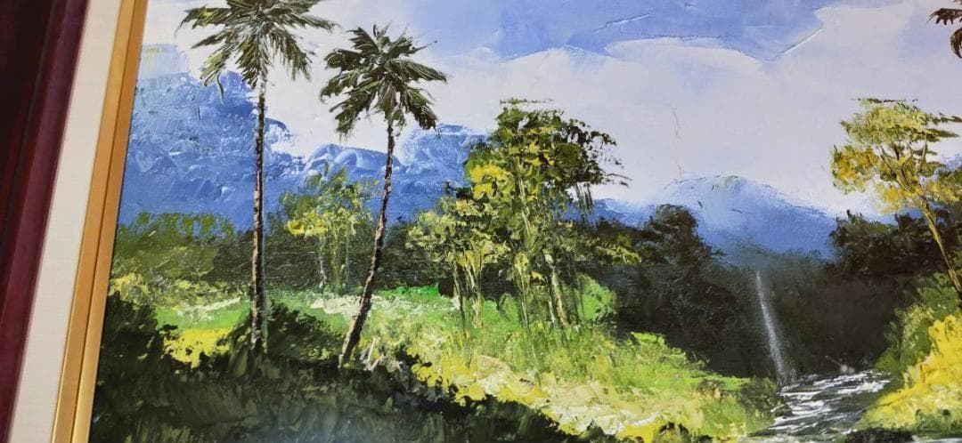 レア　入手困難　絵画　油絵　美術品　風景画　横Y