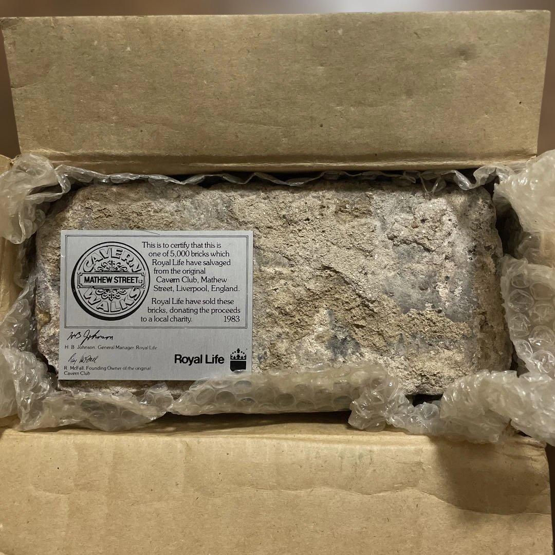 希少・証明書付】TheBeatles キャバーンクラブのレンガ ビートルズ