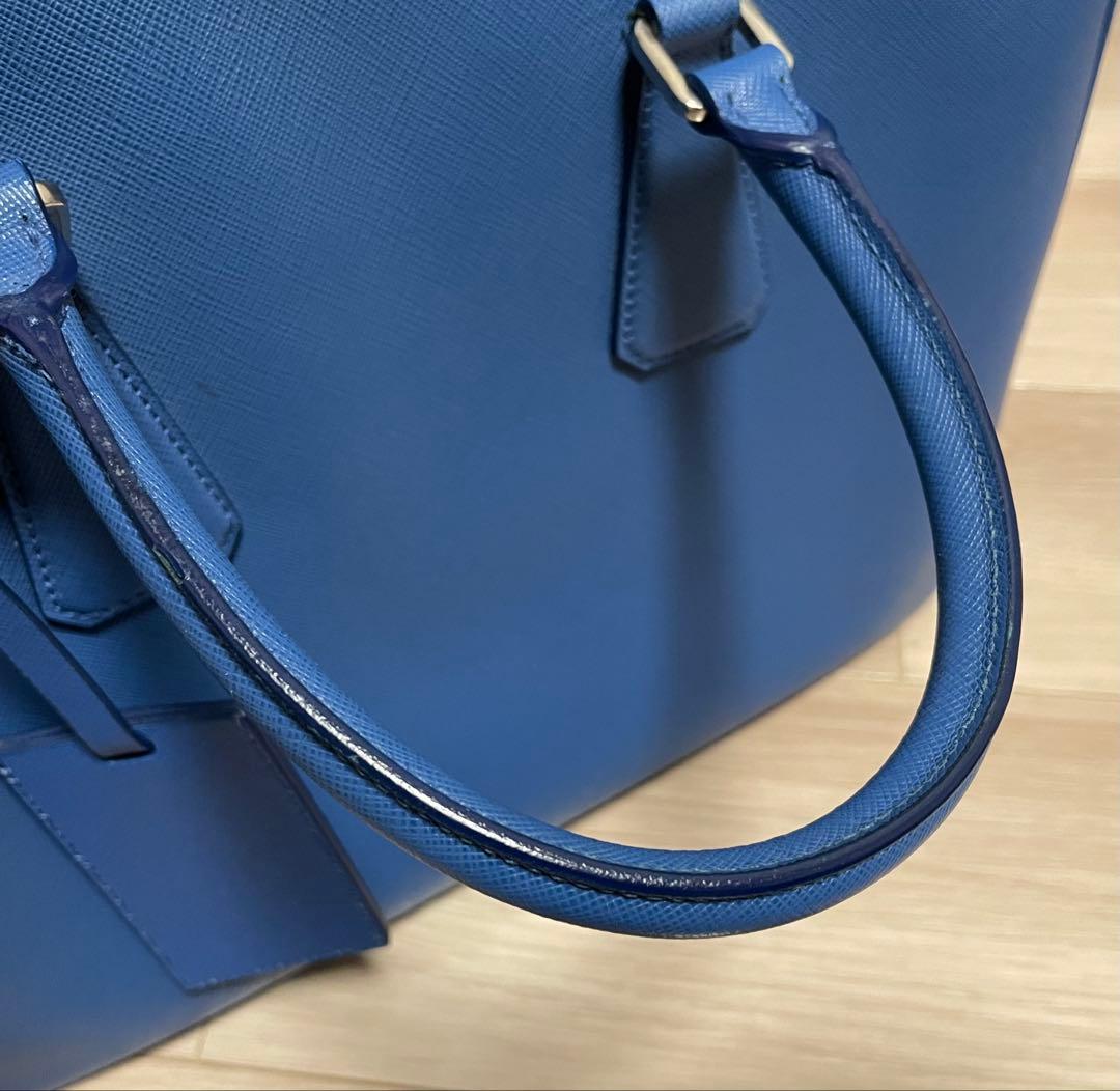 PRADA ビジネスバッグ 青