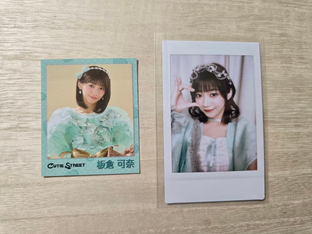 バラ売可】CUTIE STREET 板倉可奈 チェキ ステッカー 2枚セット - メルカリ