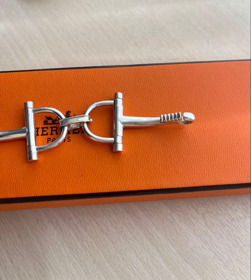 ♦︎HERMES♦︎モーデコースホースビット ブレスレット　SV ヴィンテージ