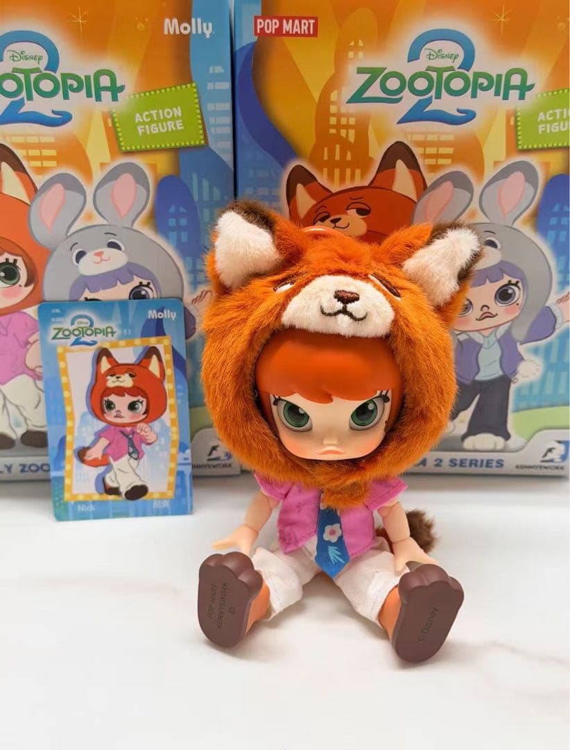 MOLLY ズートピア zootopia 2 アクションフィギュア ニック