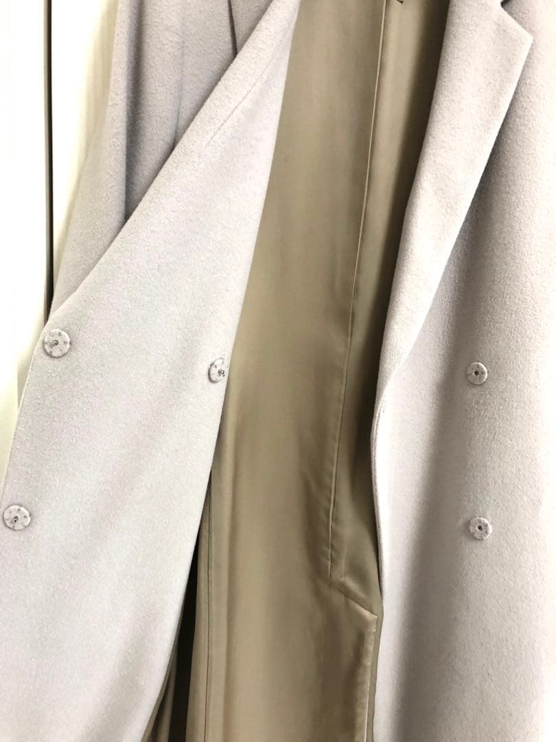 セオリーリュクス Theory luxe ダブルブレストウールコート チェスター