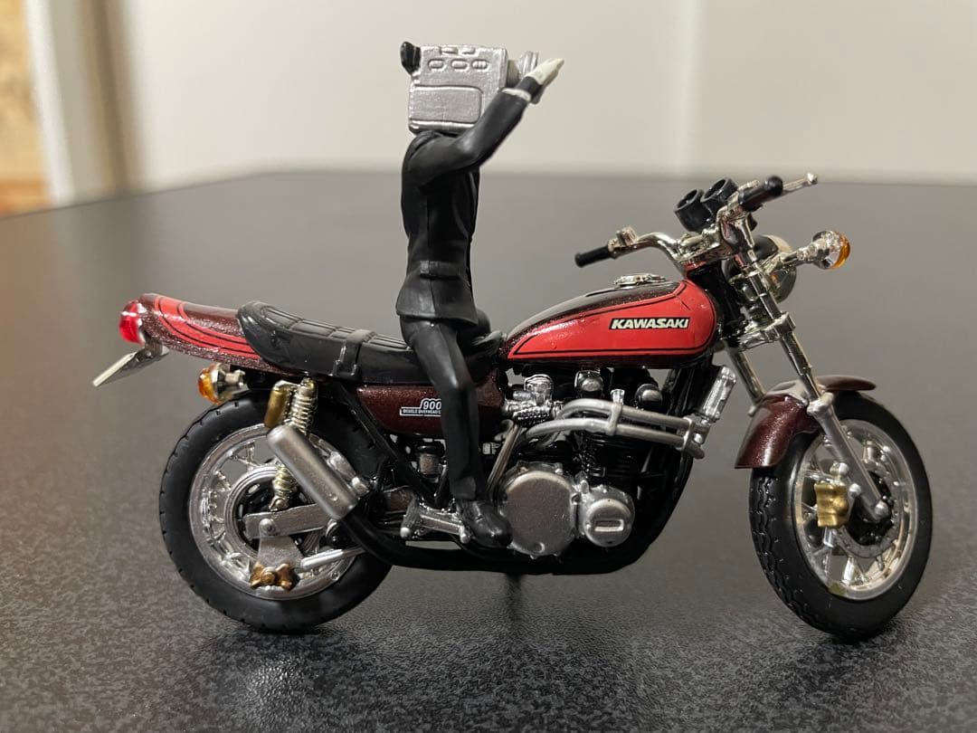 アオシマ　GTO 火の玉　ZI ZⅡ RZ ミニチュアバイクセット 希少