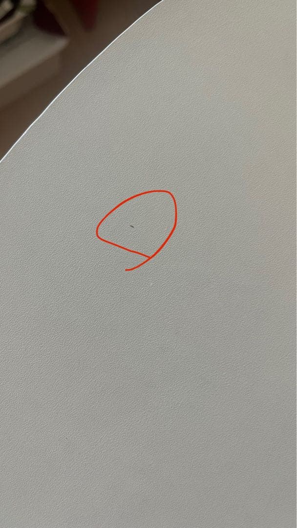 韓国風 丸テーブル　カフェテーブル　ホワイト　直径80cm