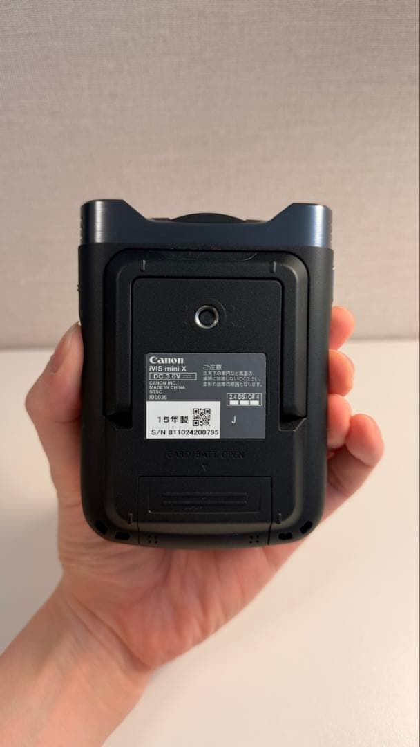 ビデオカメラ Canon ivis mini X