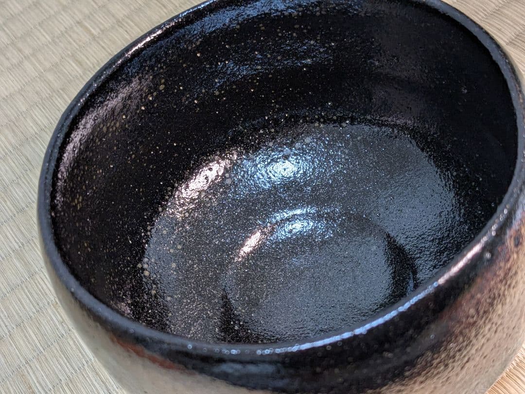 c522 平茶碗 乾山写 芦水文 手塚充 木箱 茶道具 古物