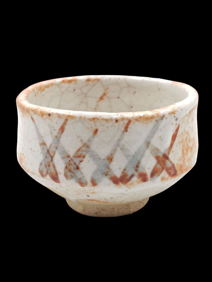 茶道具 表千家【即中斎書付】【十二代加藤景秋】『志野 茶碗・銘 陸奥』