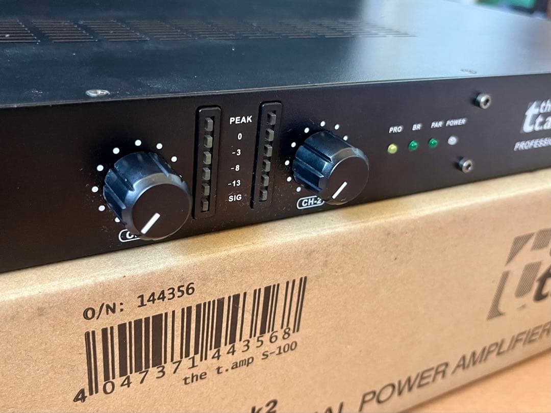 美品】Thomann S-100 MKII S-100mk2 パワーアンプ