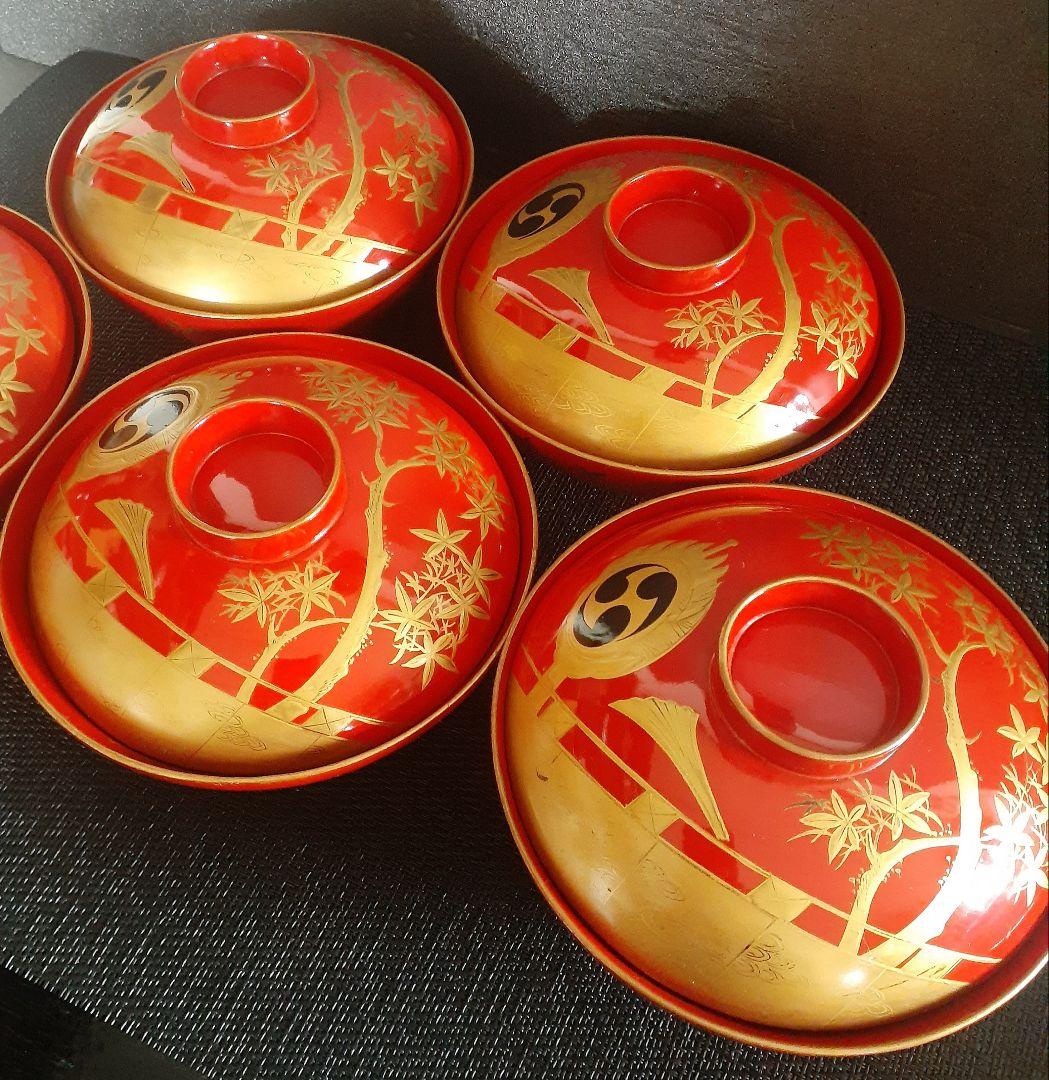 アンティーク漆器の器一覧｜江戸・明治・大正の美しい和食器特集 蓋付き