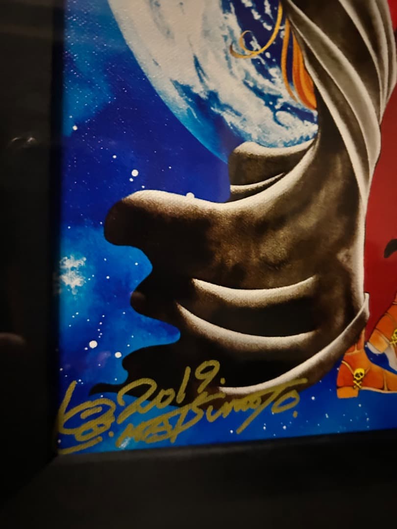 松本零士クイーンエメラルダス永遠の旅人ピエゾグラフ版画直筆サイン銀河鉄道999