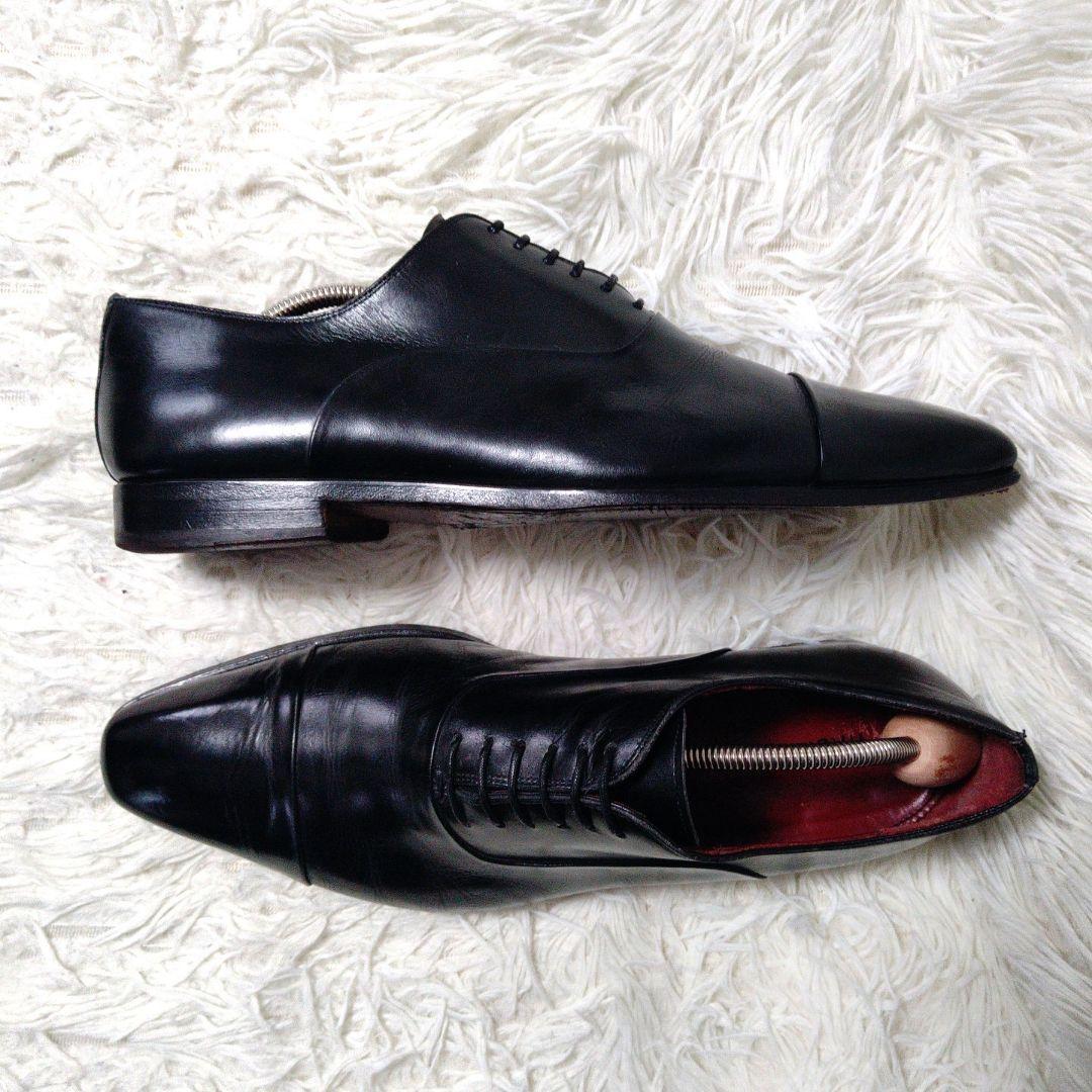 美品 ✨️ MAGNANNI 内羽根 ストレートチップ 41 黒