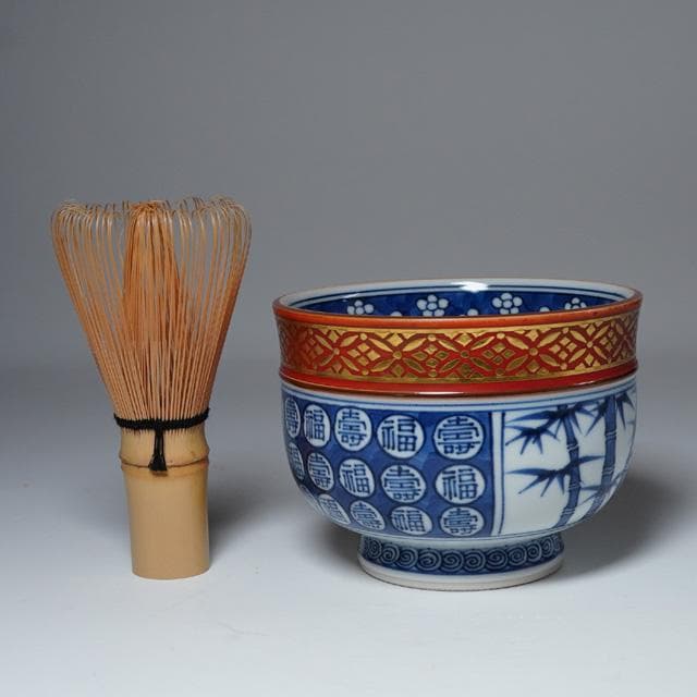 三浦竹泉 祥瑞金襴手茶碗 共箱 茶道具 抹茶碗 京焼 磁器 - メルカリ