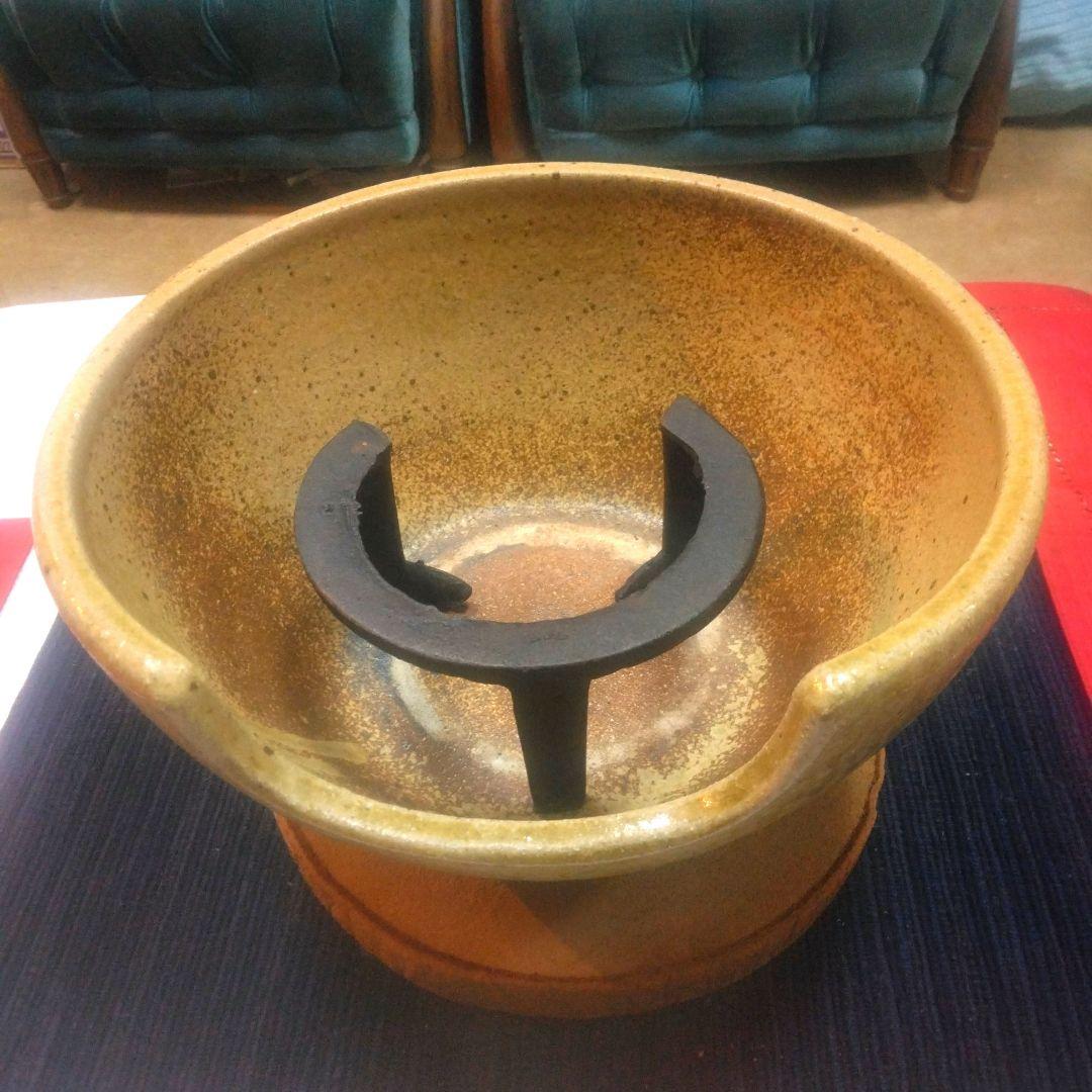 茶道具 風呂釜 五徳 セット 水指 茶道用語集本