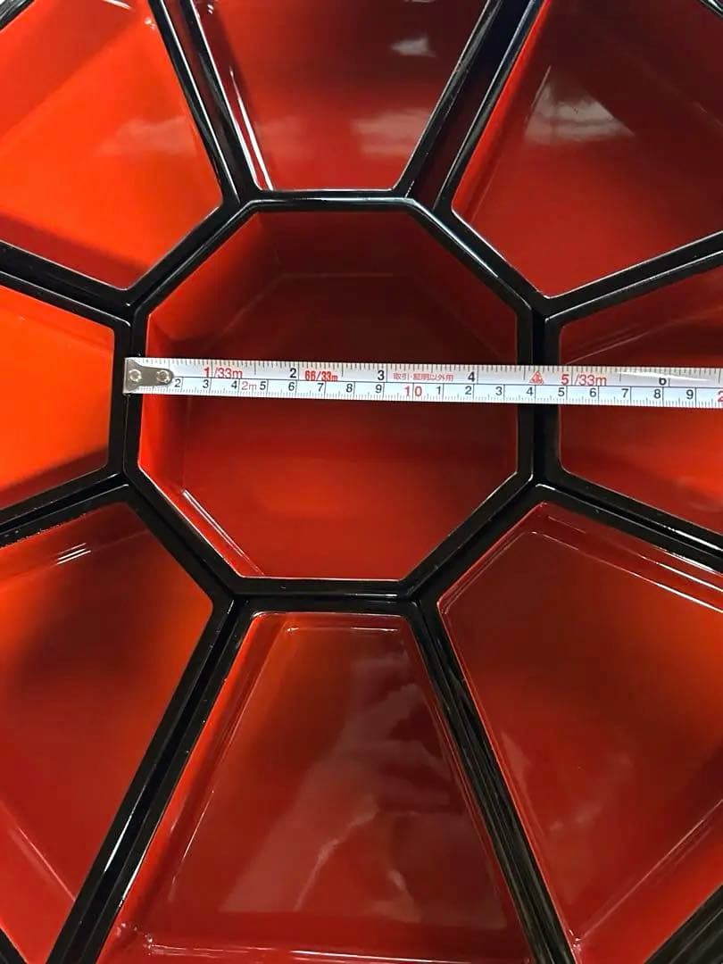 八角トゥンダーブン（東道盆）　琉球漆器