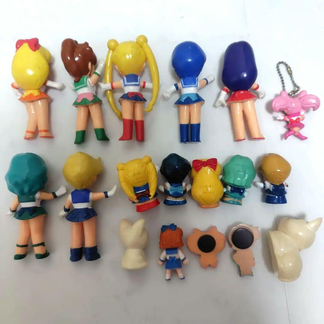 セーラームーン ソフビフィギュア 指人形 キーホルダー マグネット