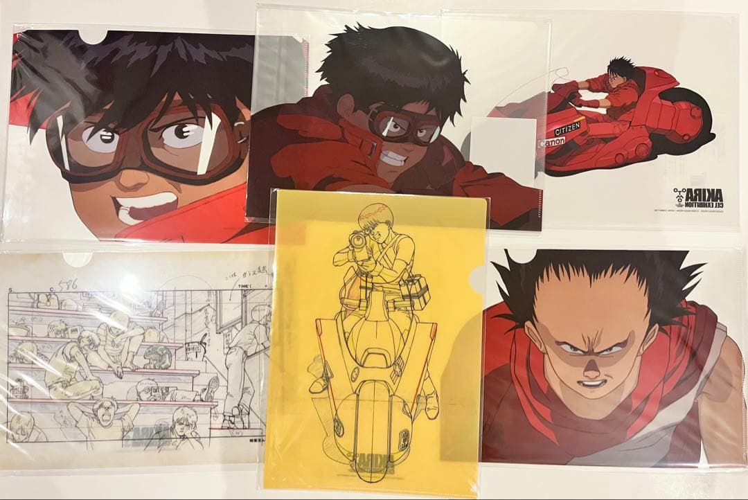 大友克洋 AKIRA セル画展 クリアファイル 全6種 セット
