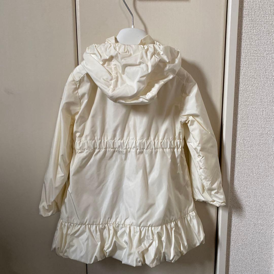 MONCLER ホワイト フリルジャケット　キッズ　　92㎝